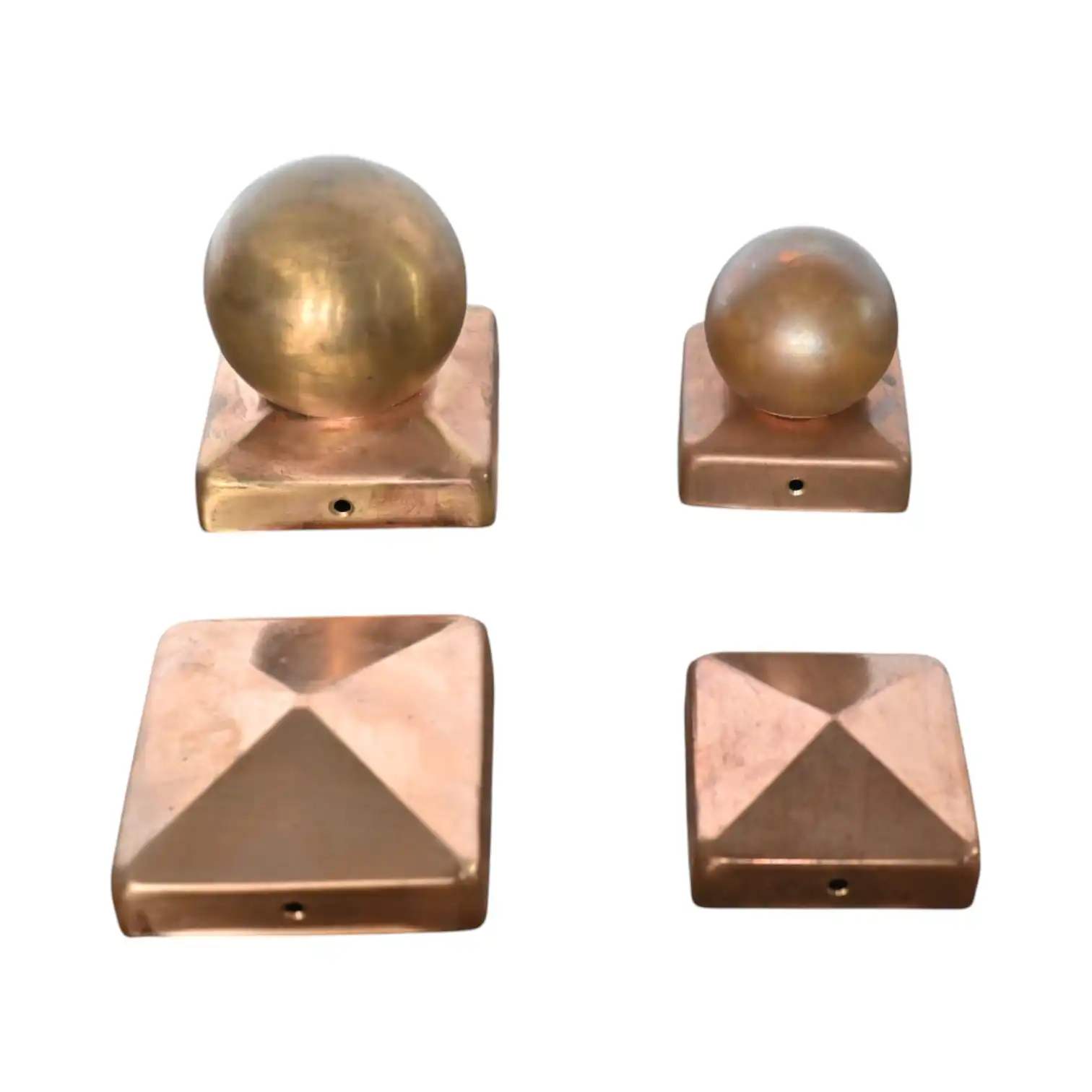 Post Cap Copper With Ball