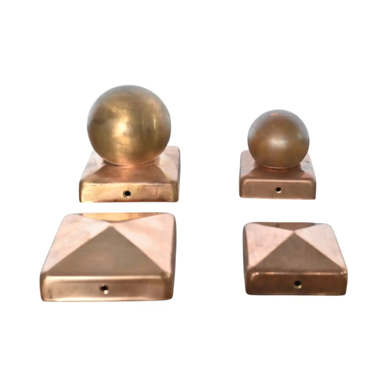 Post Cap Copper With Ball